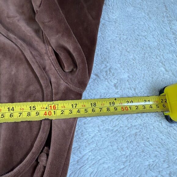 Vintage Y2K Baby Phat Velour Long Sleeve Mini Dress - Picture 7 of 8